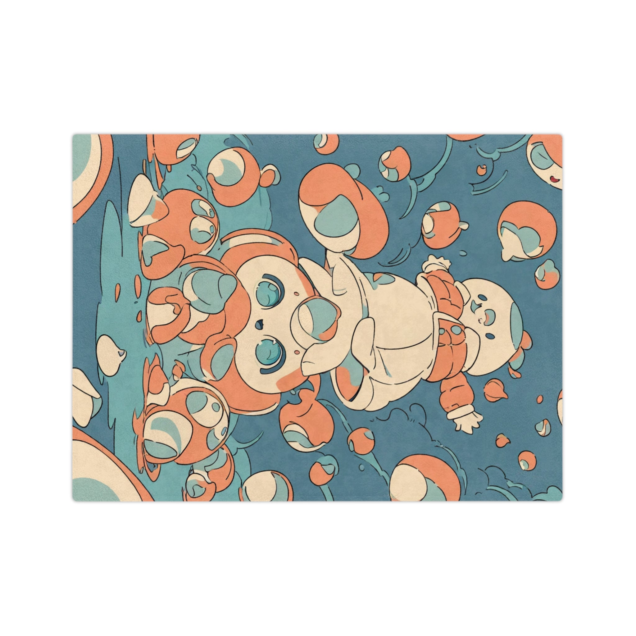 Hot Spring Egg Vendor at the Misty River Velveteen Throw Blanket