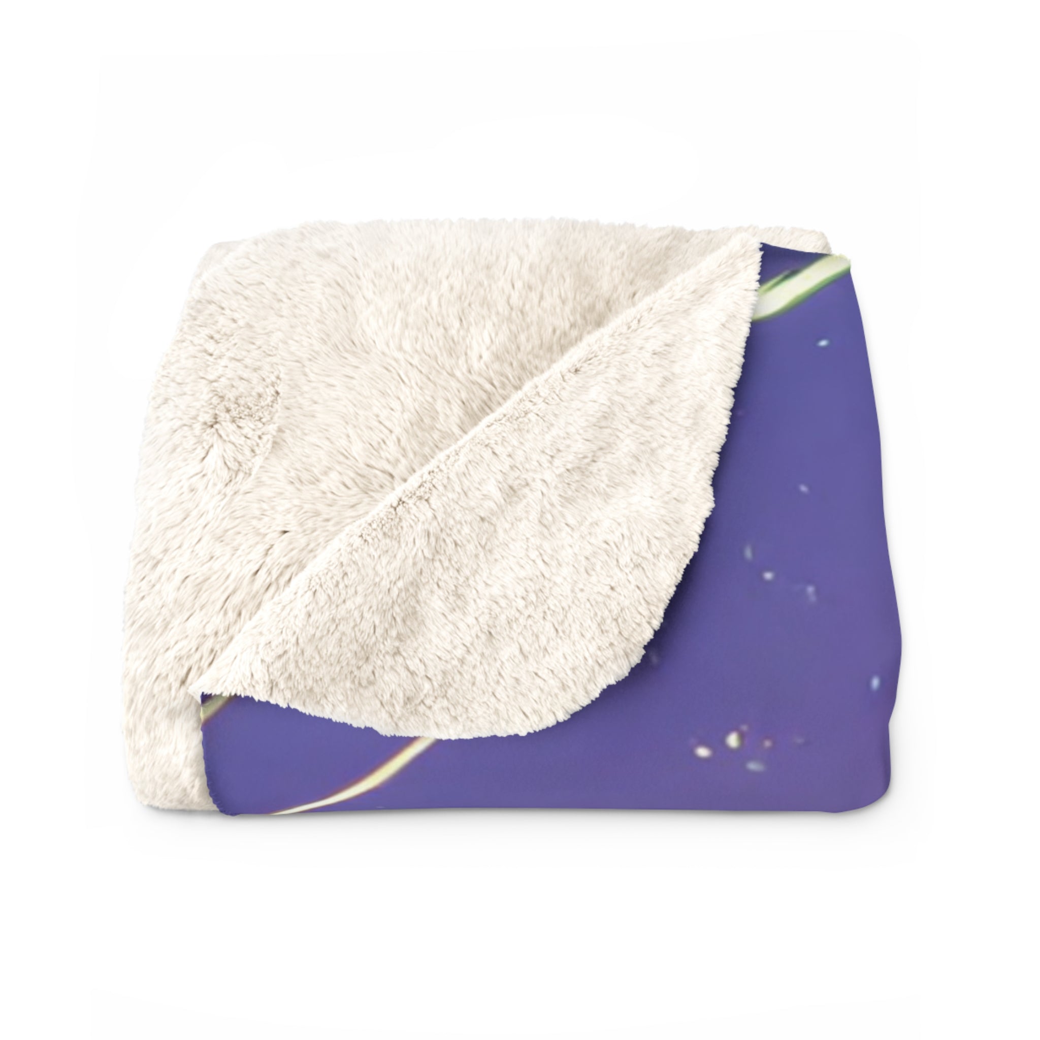 Meteor Shower Watcher Vest Sherpa Throw Blanket