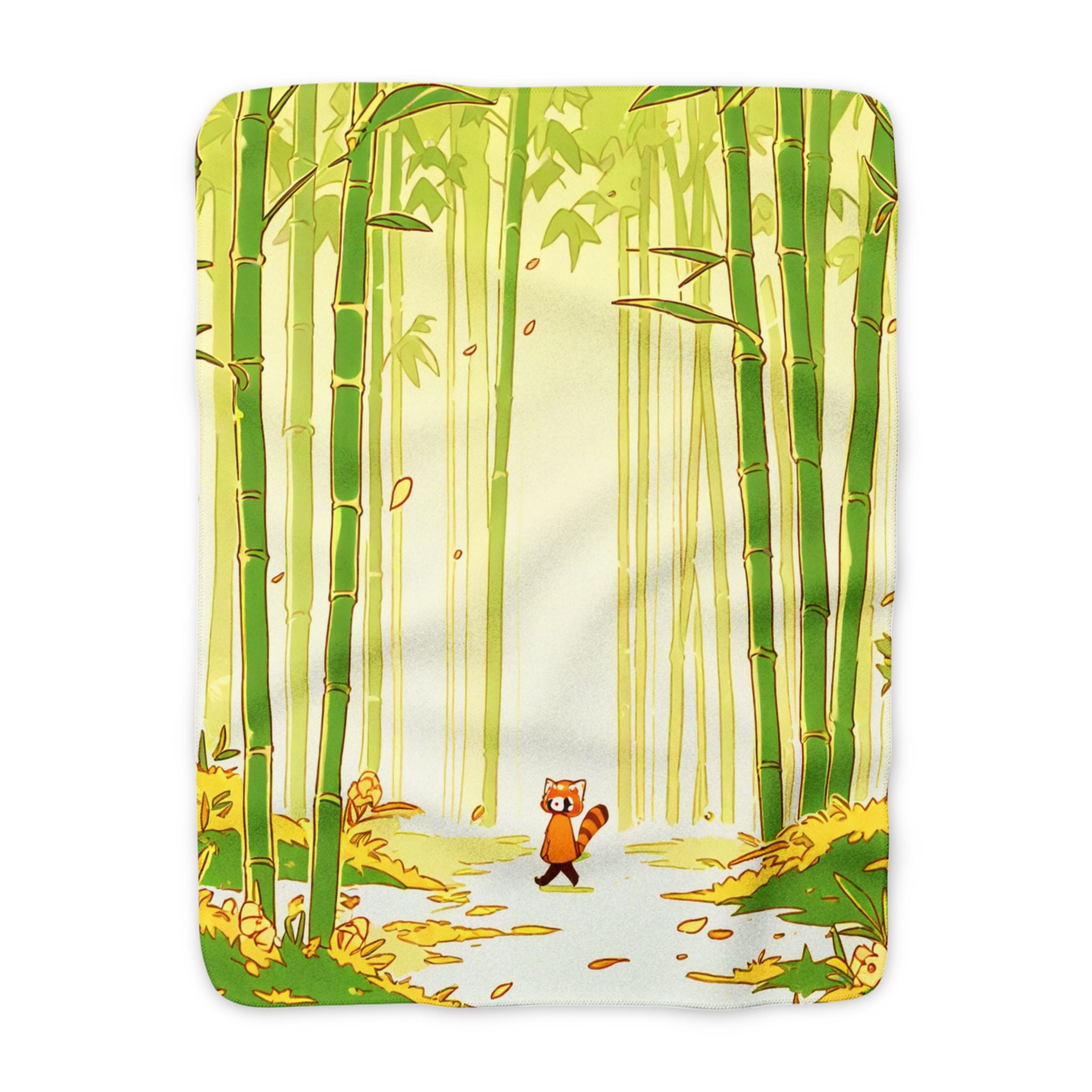 Young Baker Melon Bread Sherpa Fleece Throw Blanket