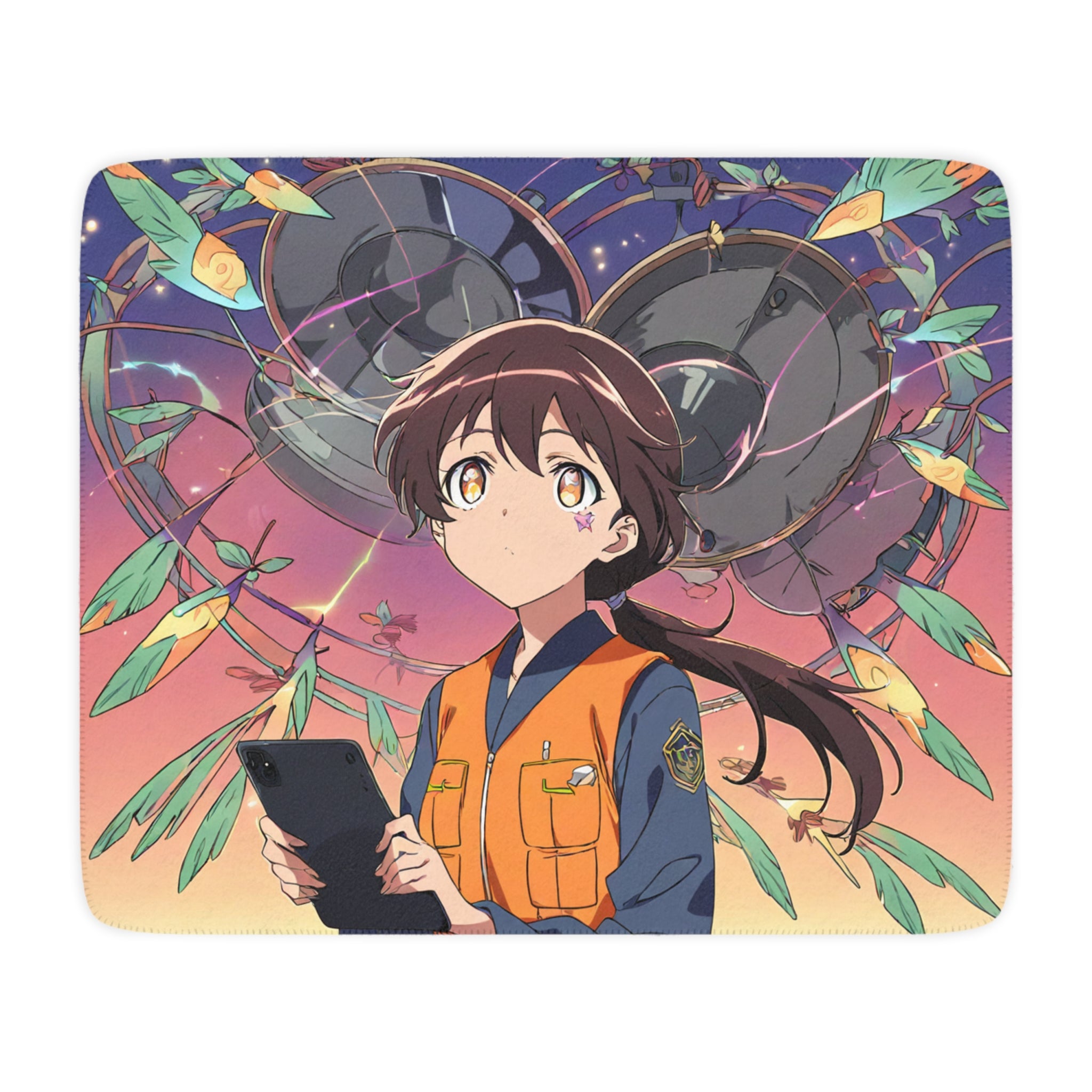 Satellite Technician on the Ridge Velveteen Throw Blanket