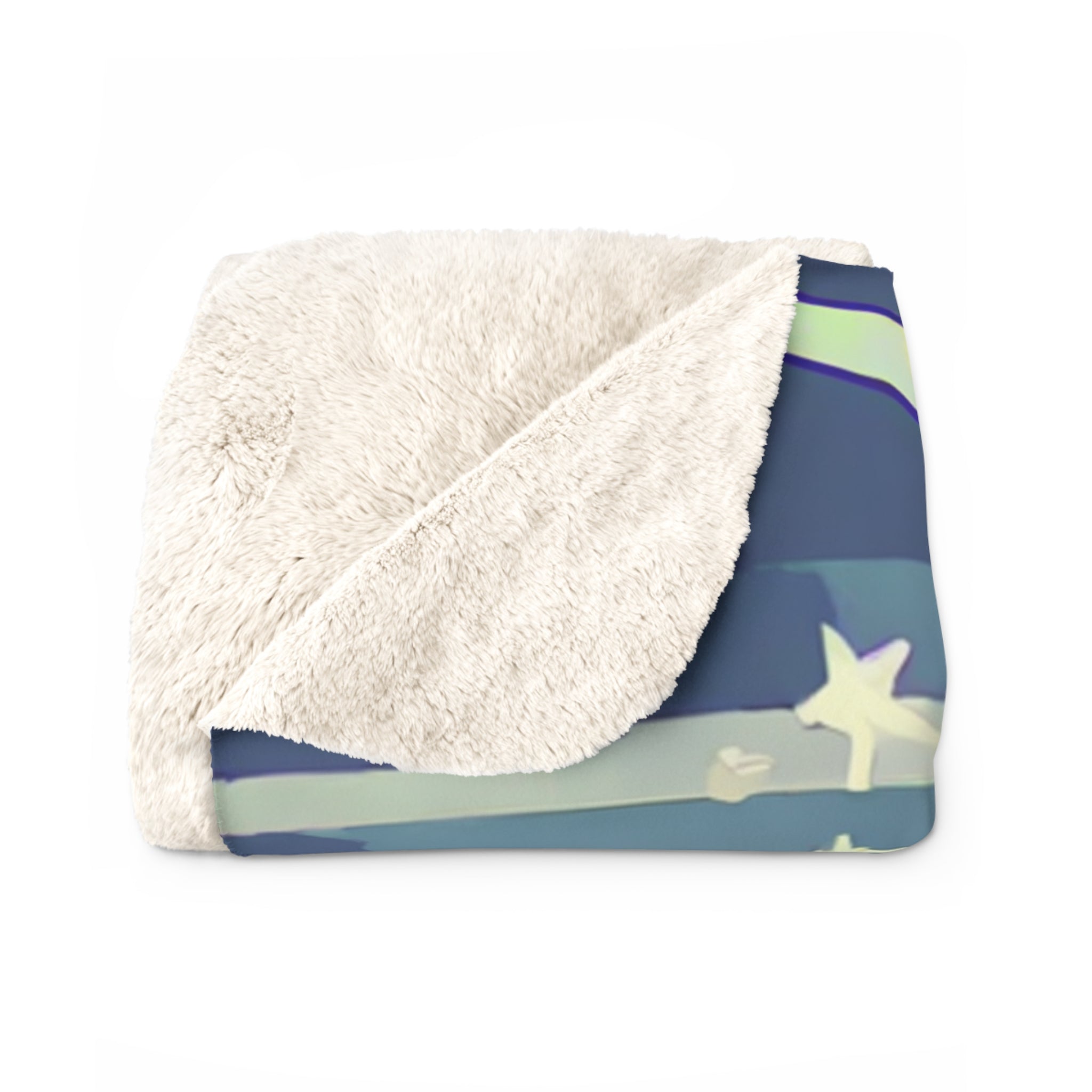 Aurora Pond Stargazer Sherpa Throw Blanket