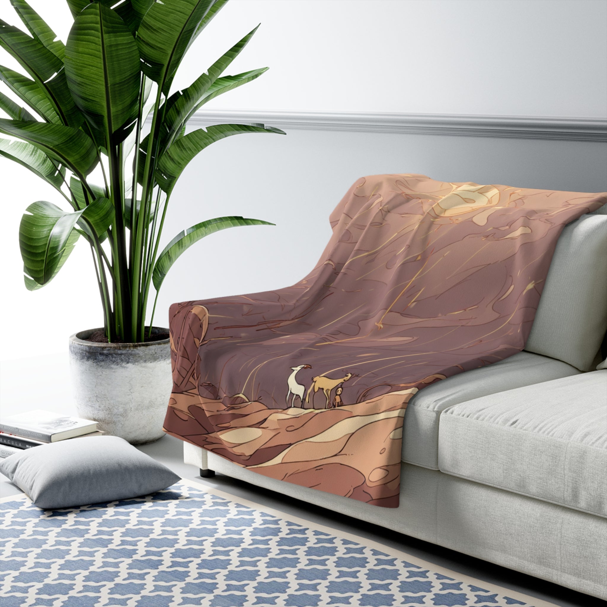 Rain Shadow Nomad Pack Sherpa Throw Blanket