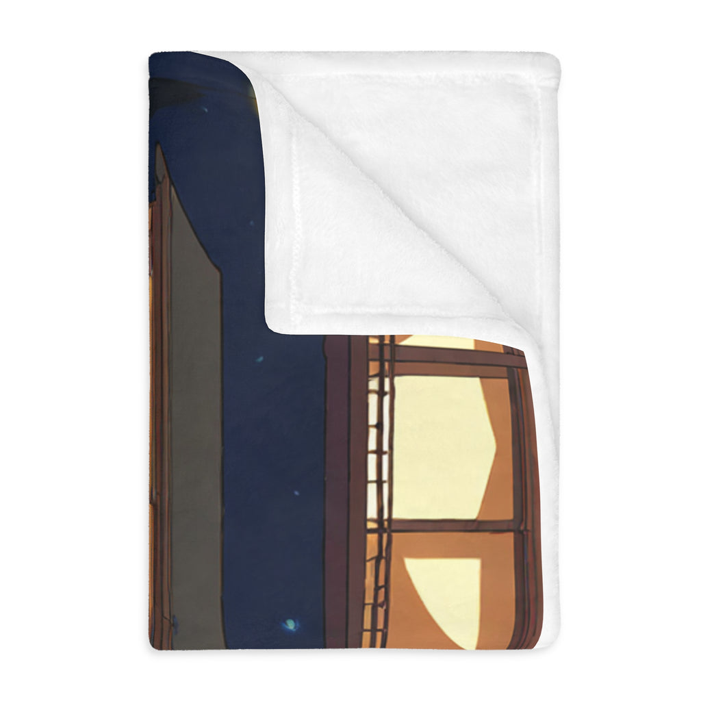 Wandering Cook Burner Cart Fleece Throw Blanket