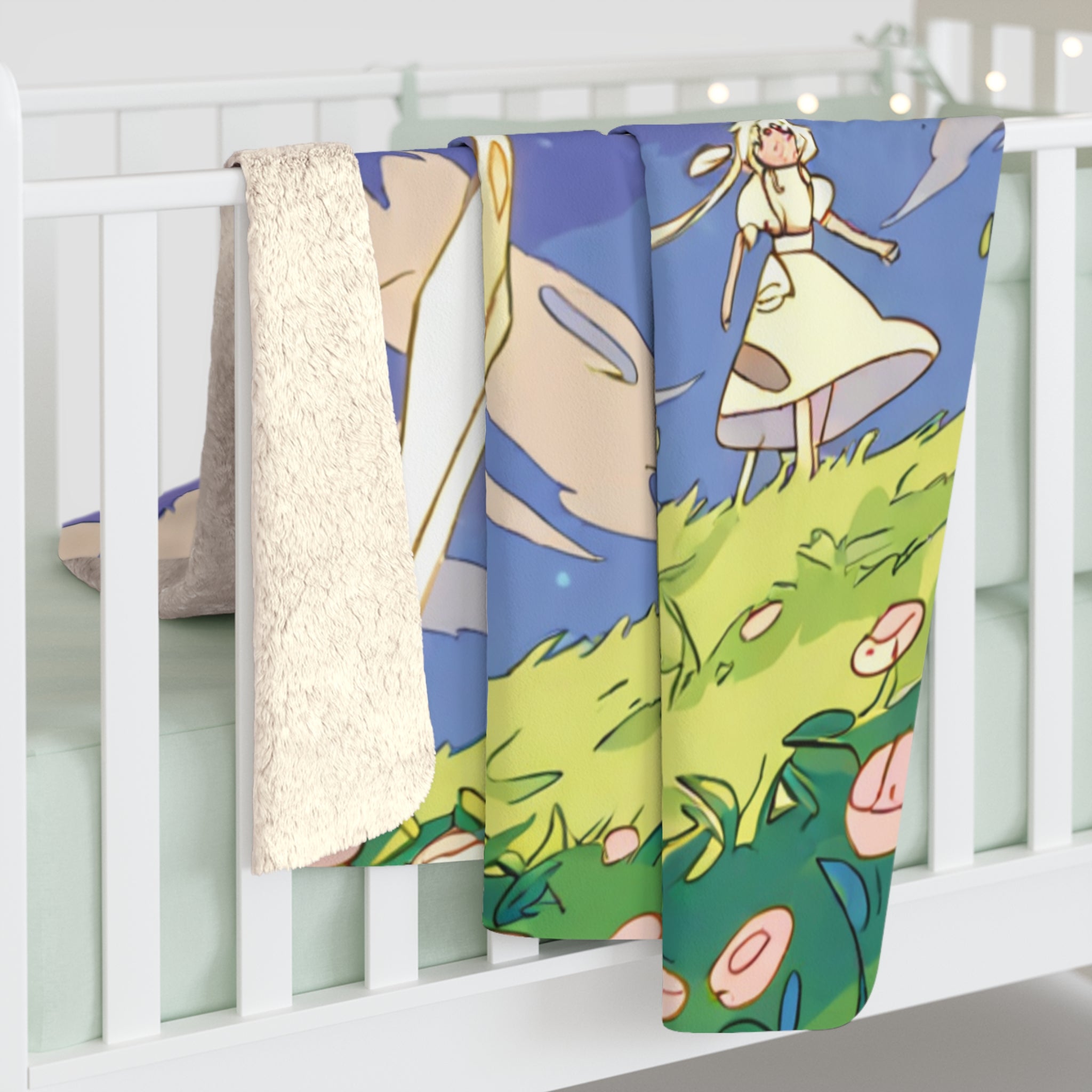 Cloud Seamstress Dress Stands Sherpa Throw Blanket
