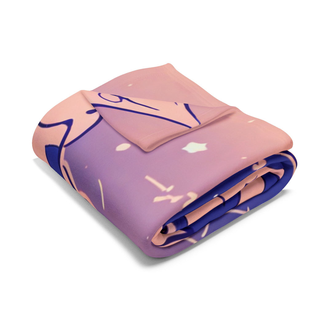 Traveling Star Map Seller Fleece Throw Blanket