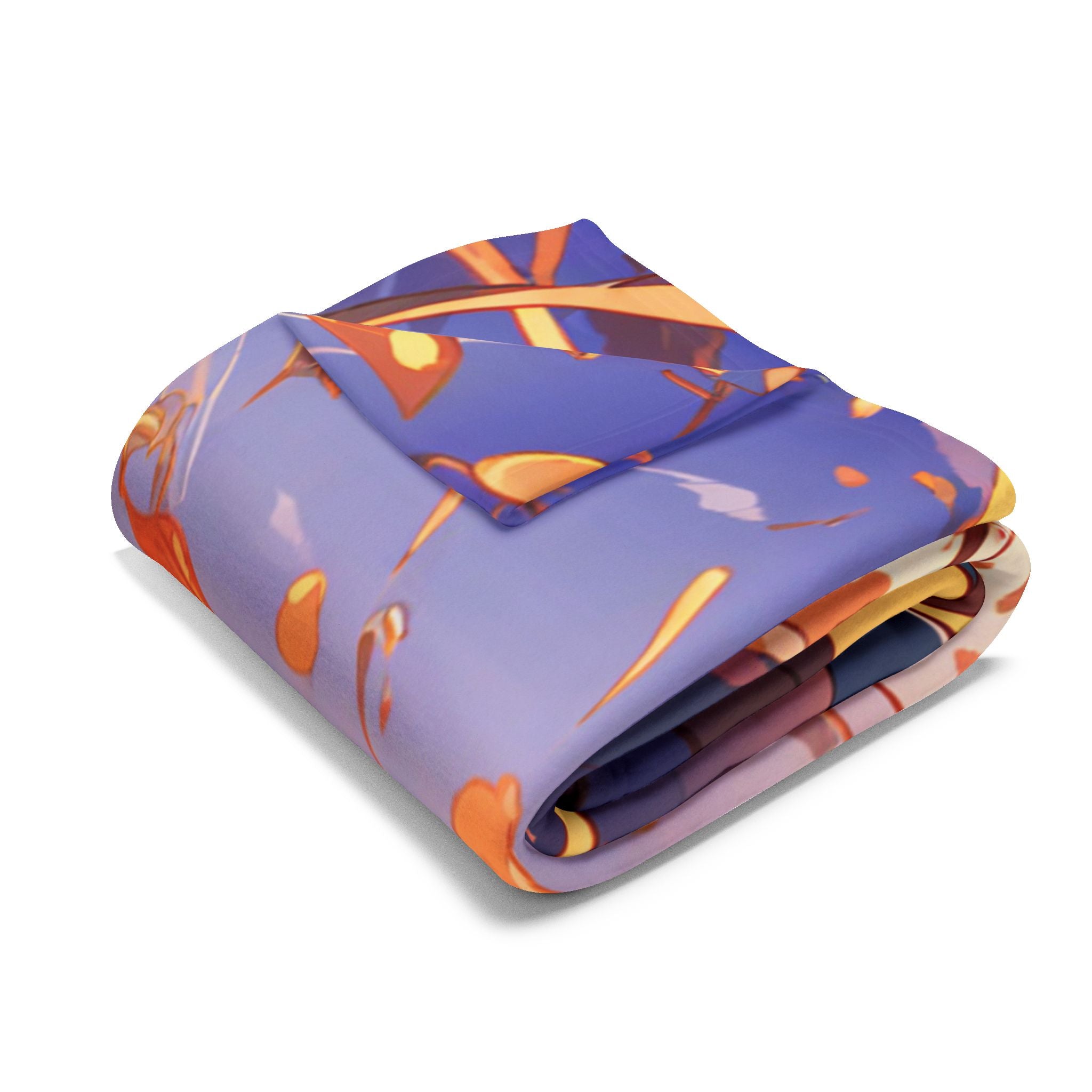 Dragon Kite Maker on the Hilltop Fleece Throw Blanket
