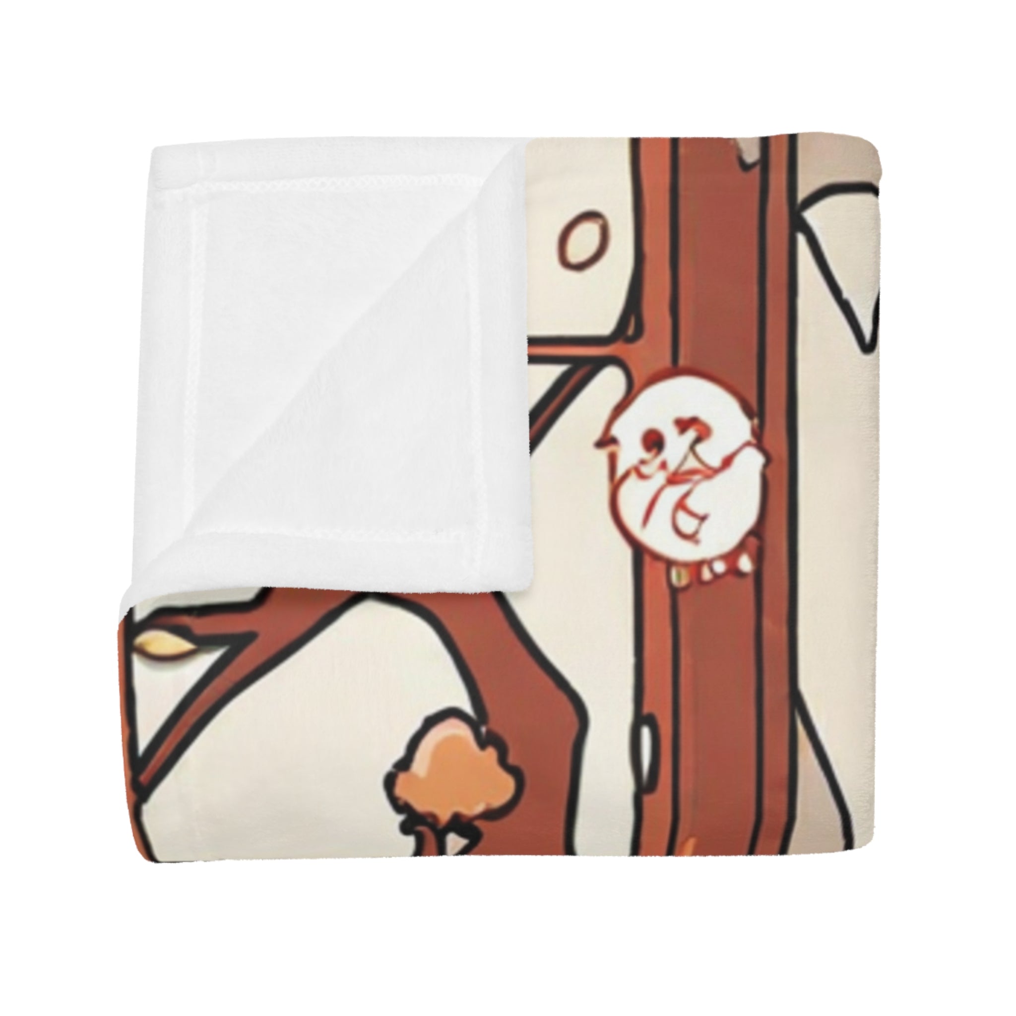 Sake Brewery Daughter in Lantern Glow Plush Fleece Throw Blanket