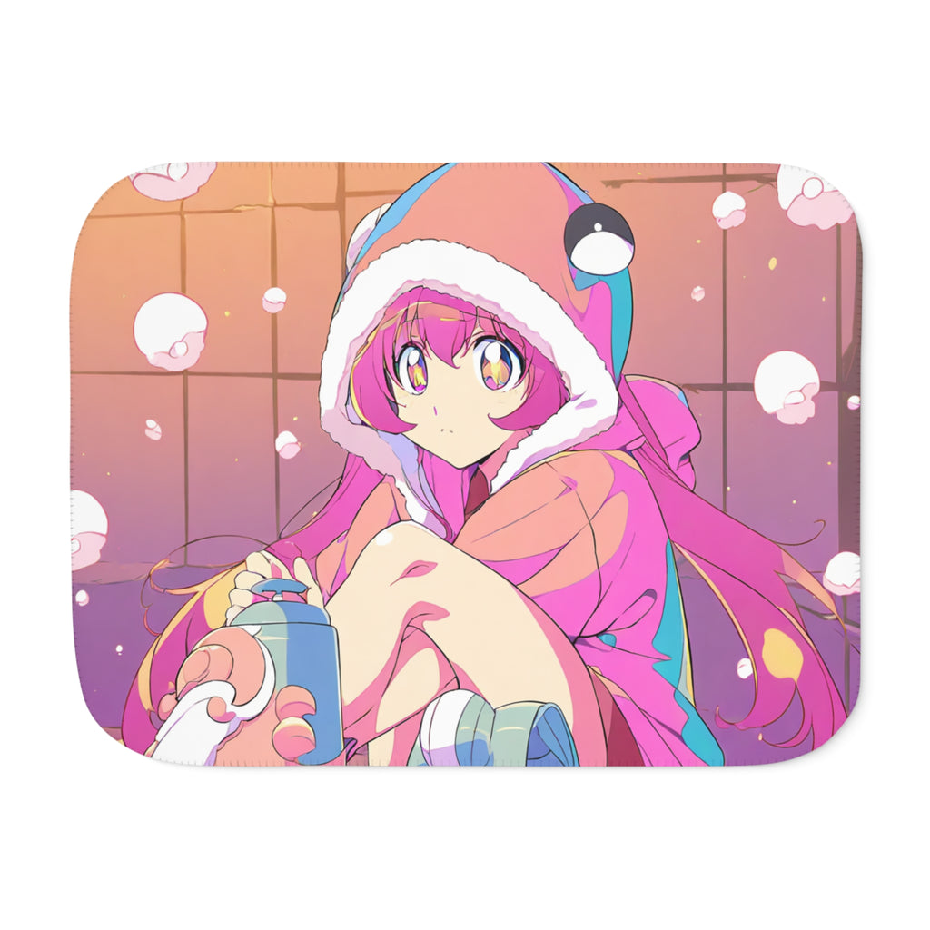 Meteor Shower Watcher on the Dam Velveteen Throw Blanket