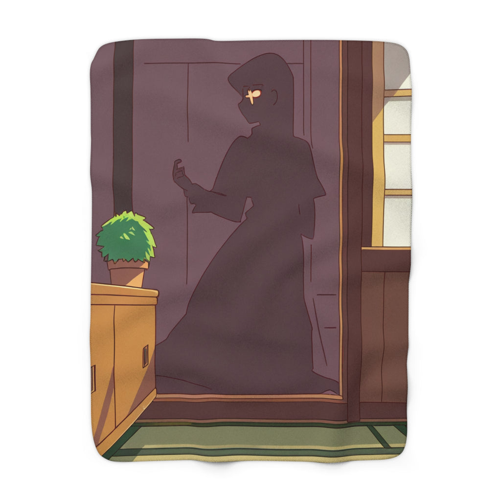Tatami Room Memory Sherpa Throw Blanket
