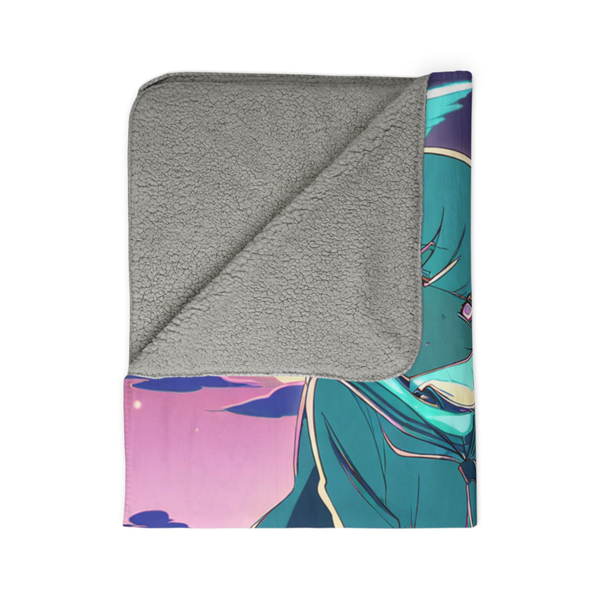 Night Ferry Passenger Uniform Sherpa Fleece Throw Blanket
