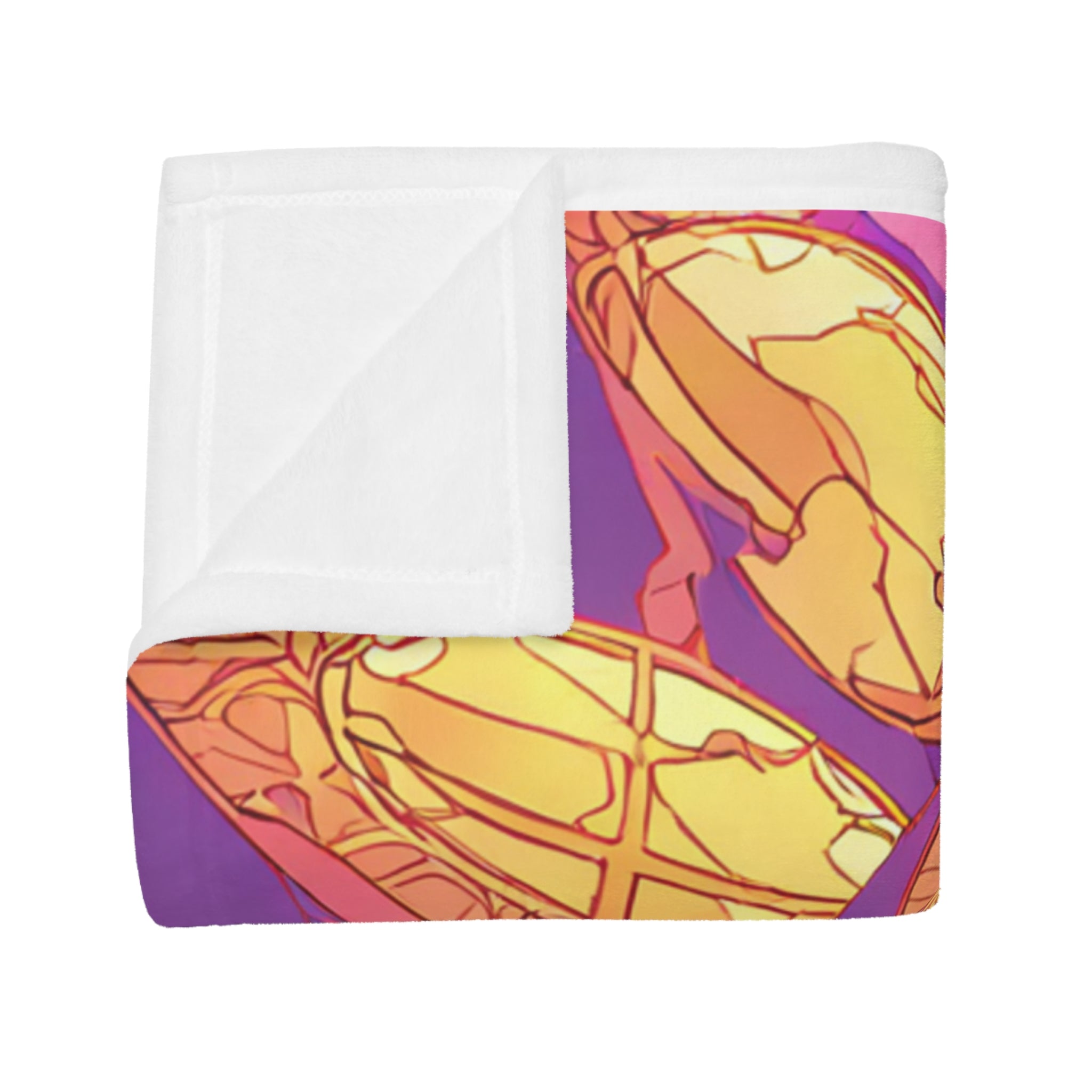 Radio Tower Climber at First Light Sherpa Throw Blanket