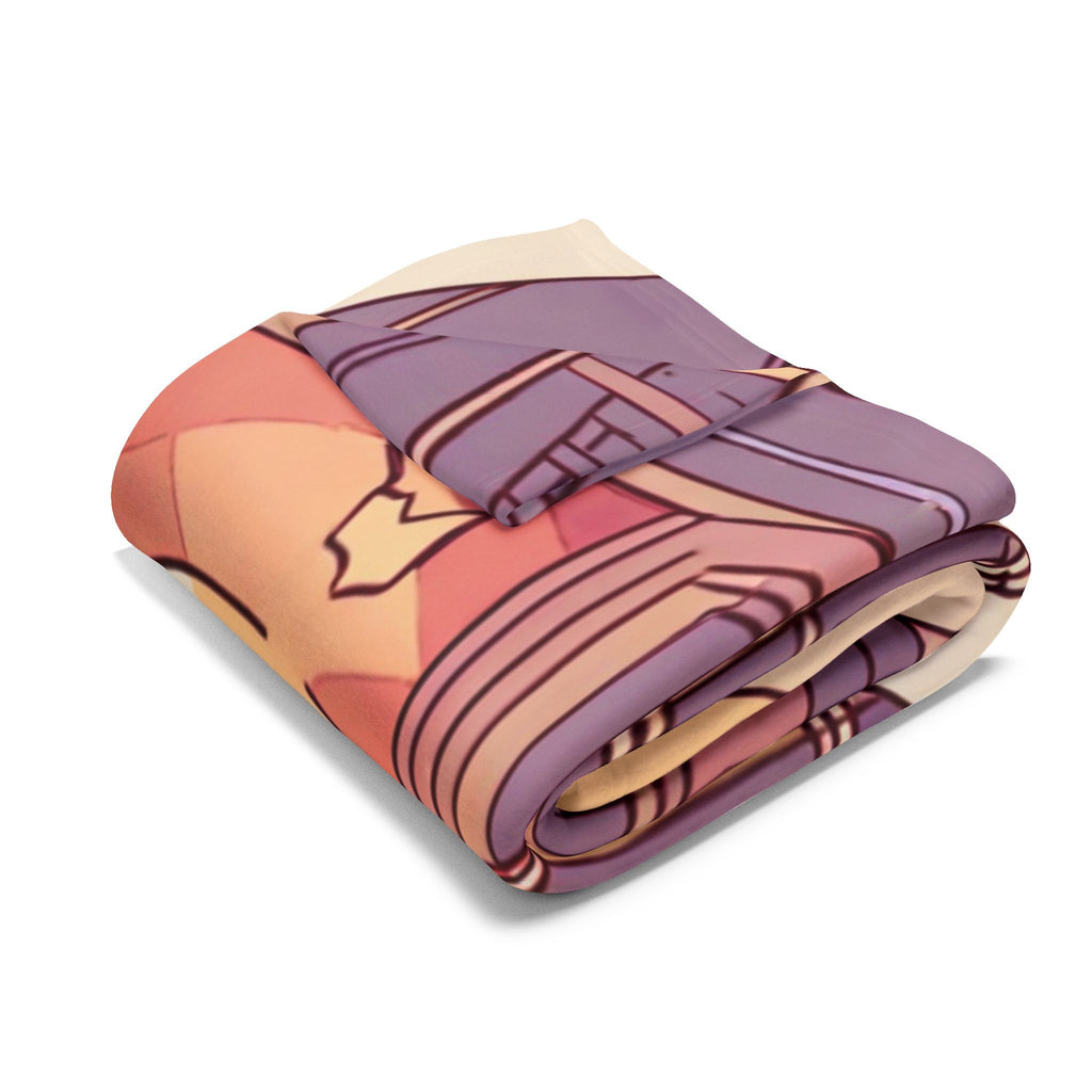 Origami Crane by the Open Window Arctic Fleece Throw Blanket