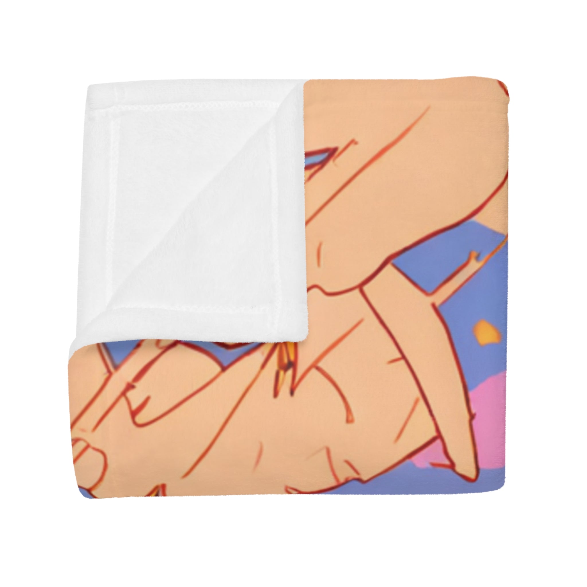 Whalebone Flute Carver Tests Fleece Throw Blanket