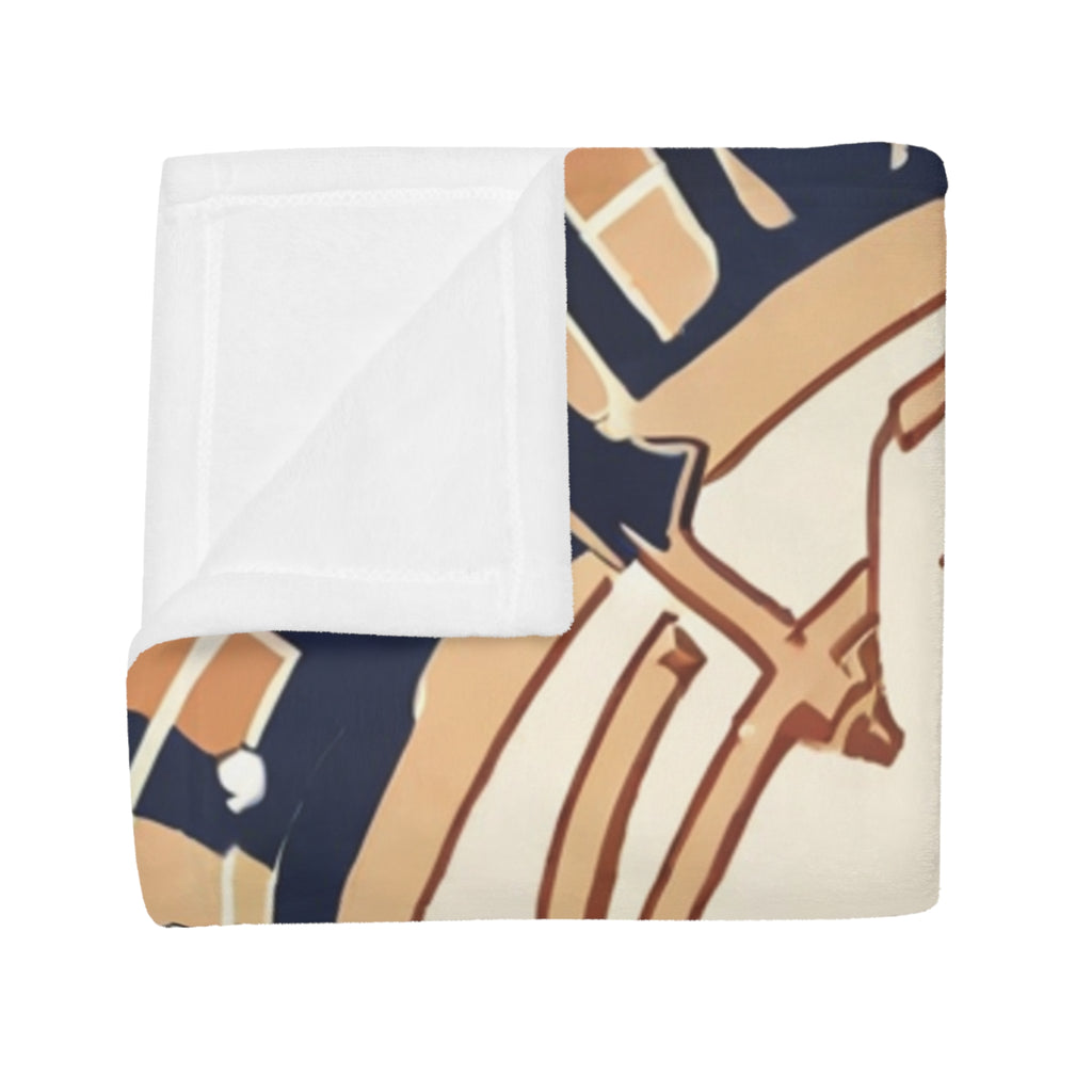 Cloud Cranker at the Abandoned Observatory Plush Fleece Throw Blanket