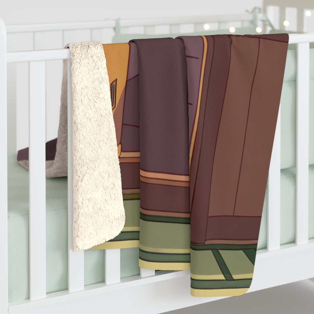 Tatami Room Memory Sherpa Throw Blanket