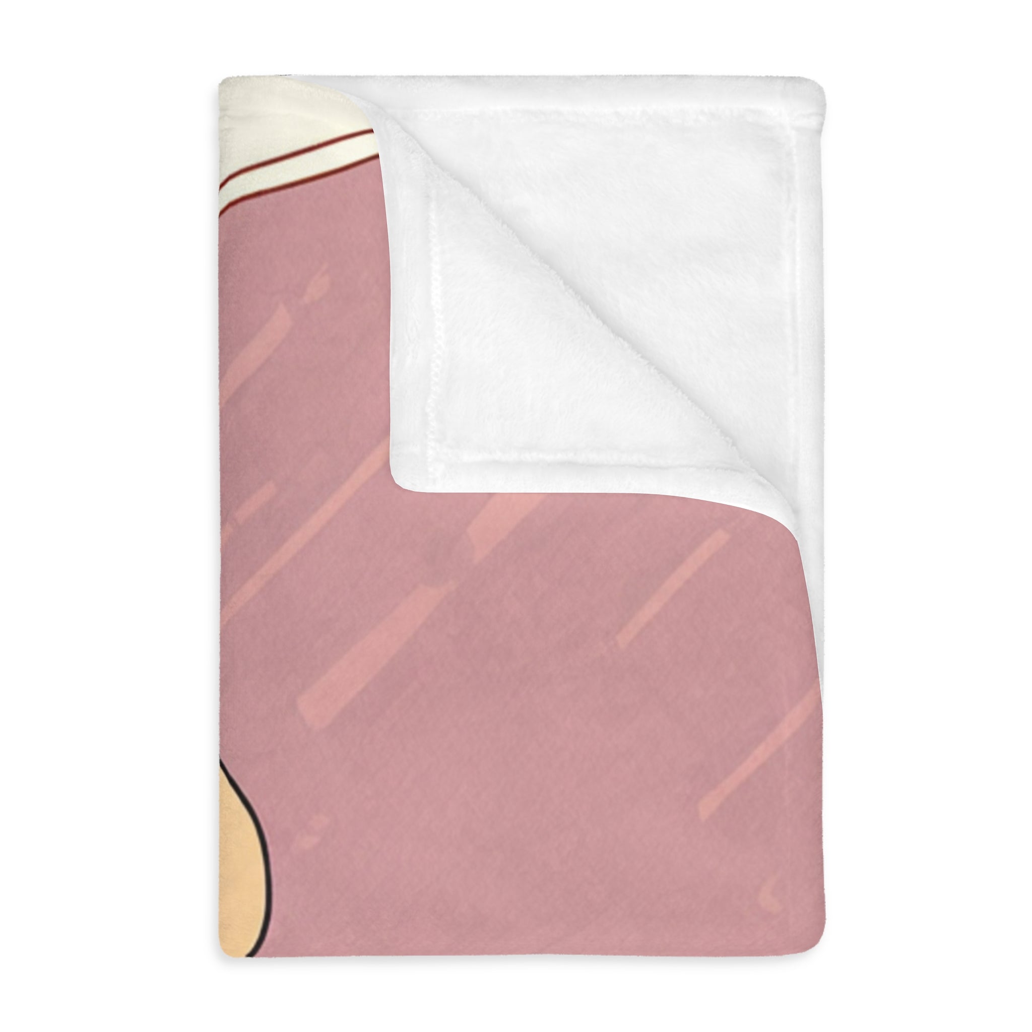 Mushroom Paper Maker at the Window Velveteen Throw Blanket