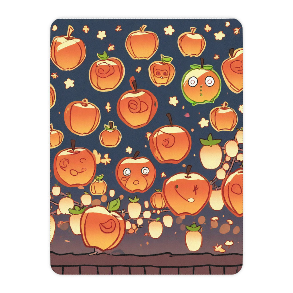 Candy Apple Inspector at the Festival Stall Sherpa Throw Blanket