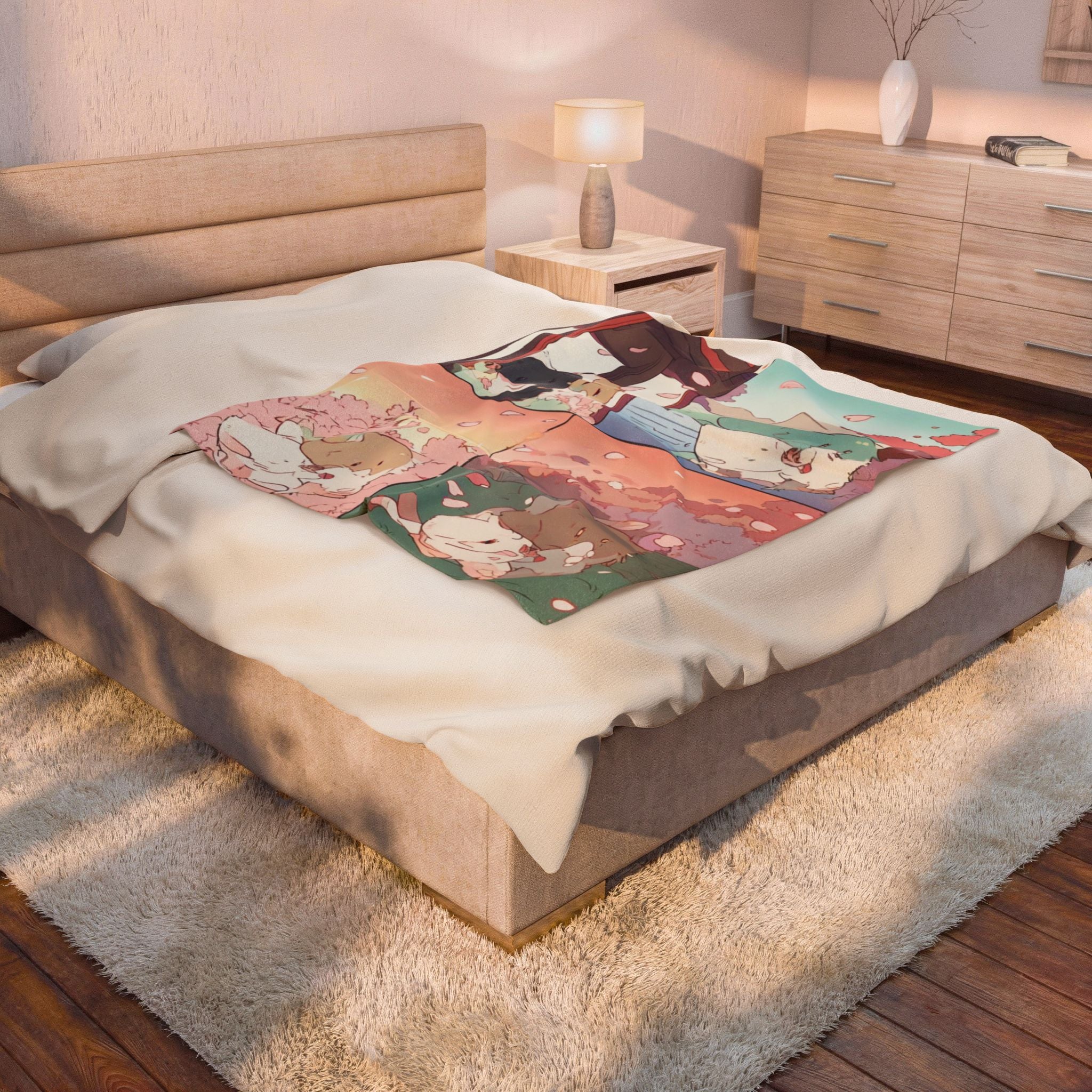 Cats enjoying cherry blossom season in cozy scenes