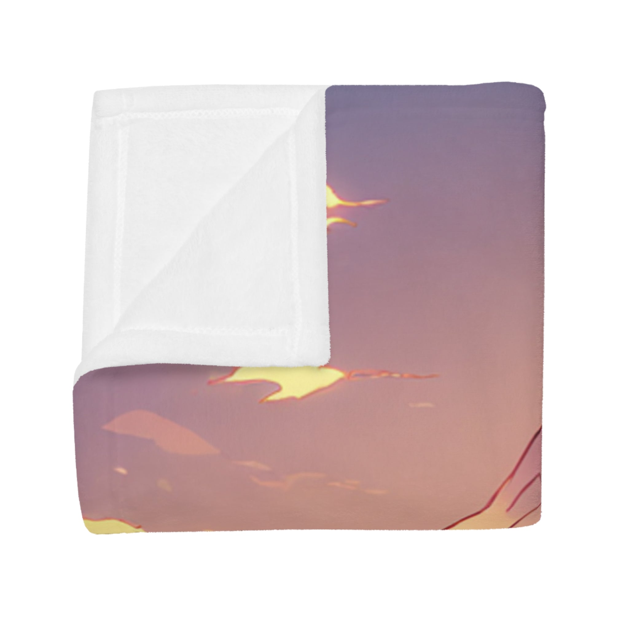 Wandering Cook at the Mountain Pass Plush Fleece Throw Blanket